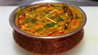 Restaurant Style Dal Palak Tadka  लहसुनी दाल पालक  Dal Palak Tadka  Lahsuni Dal Palak Recipe [upl. by Sairtemed]