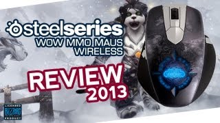 Steelseries MMOMaus 2013  Wireless World of Warcraft Gaming Mouse Review [upl. by Naillig532]