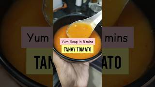 Tangy TOMATO SOUP in 5 mins  Quick Tomato Soup Recipe [upl. by Akimaj699]