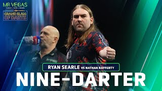 NINE DARTER Ryan Searle v Nathan Rafferty  2023 Mr Vegas Grand Slam of Darts [upl. by Benedikt]