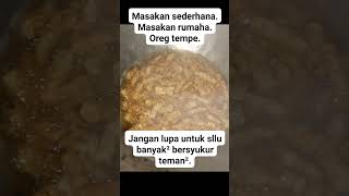 Masak Oreg Tempe Homemade [upl. by Geraud]