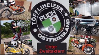 Mofatreffen der Töffliheizer Rhauderfehn Ostf 1624 Oldtimer Veranstaltung [upl. by Claudetta]