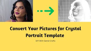 How to Do Crystal Portrait Template  Resin Crystals Portrait Basics  DIY Art  DIY Craft [upl. by Eillime458]