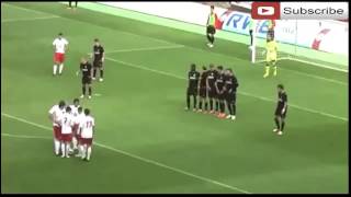 Amazing free kick goal Rot Weiss Essen vs Fortuna Düsseldorf Verwirrspiel beim Freistoß [upl. by Kilan291]