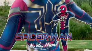 Becoming Spiderman Integrated suit Spiderman NO WAY HOME New Spiderman integrated suit [upl. by Anairol]