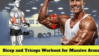 Biceps and Triceps Workout for Massive Arms [upl. by Aizek]