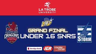 Under 16 Seniors  2024 La Trobe University BJFL Grand Final [upl. by Anyal]