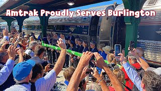 Burlingtons First Passenger Train Since 1953 Kicking off Amtraks Ethan Allen Express Expansion [upl. by Robbins75]