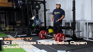 10 Exercises Using Eleiko Oppen Deadlift Bar [upl. by Euqininod]