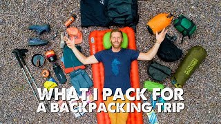 My Gear Loadout For 3 Night 4 Day Backpacking Trip Backpacking Essentials and Food [upl. by Aniuqaoj]