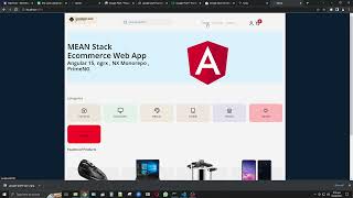 MEAN Stack ECommerce App Angular NX PrimeNG [upl. by Esirec]