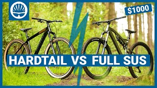 Hardtail Vs Full Suspension MTB for 1000£1000  What’s The Best Budget Mountain Bike [upl. by Arman]