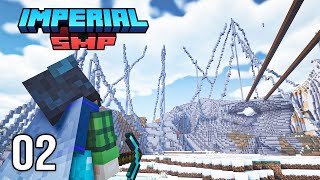 Imperial SMP  Episode 2  Framing my mountain MEGA BASE in 117 [upl. by Vassaux]