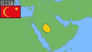 Territorial Expansion of Jabal ShammarHail 18661921  Source Geacron [upl. by Edan]