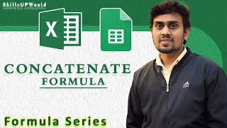 concatenate formula in excel  concatenate function  Formula Series3 [upl. by Ybok]