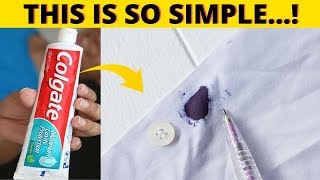 Don’t worry Remove ballpoint ink stains from clothes using this fabric stain removers [upl. by Hteboj]