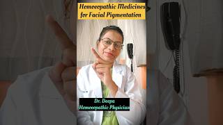 Skin pigmentationfacial pigmentation HyperpigmentationBest Homoeopathic Medicines shortsshort [upl. by Htir]