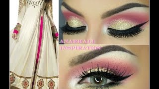 Inspiracion Churidar Anarkali Makeup inspiracion [upl. by Llertac]