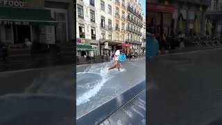 Skimboarding in a fountain [upl. by Ibur524]