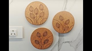 Customizing Ikea coasters  DIY Ideas [upl. by Raval]