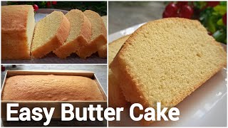 Easy Butter Cake  Soft amp Moist Butter Cake [upl. by Malan]