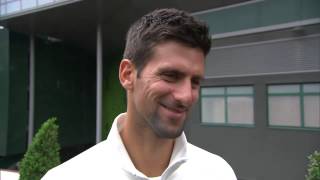 Novak Djokovic takes the Live  Wimbledon quiz [upl. by Goldberg]