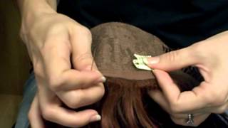 How to Sew Clips into Your Wig and Secure Your Wig [upl. by Mcclary596]