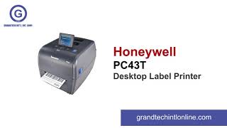 Honeywell PC43T Desktop Label Printer [upl. by Hakvir377]