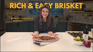 Easy Beginners Brisket In The Oven Kosher For Passover [upl. by Kciredorb573]