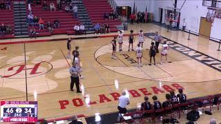 Hortonville High vs Kaukauna High JV Basketball Game [upl. by Nnarual]