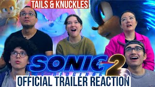 SONIC THE HEDGEHOG 2 TRAILER REACTION  MaJeliv Reacts  Tails Knuckles amp the Master Emerald [upl. by Petulia]