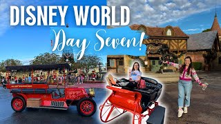 Walt Disney World Vlog  DAY SEVEN  Magic Kingdom Christmas Parade and MCO Terminal C [upl. by Shanda]