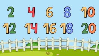 The Dancing 2s  Counting by 2s Song  Numbers Song  kidzstation [upl. by Schlesinger179]