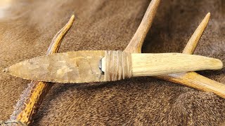 Flint KnifeDagger How to Haft Part 2 [upl. by Marlane]