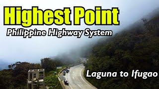 NEW HIGHEST POINT TINOC IFUGAO l PINAKAMATAAS NA KALSADA SA BUONG PILIPINAS  NMAX155 V2 [upl. by Euqimod833]