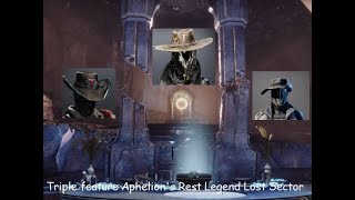 Aphelions Rest Legend Lost Sector all classes in Under 150 [upl. by Stuckey153]