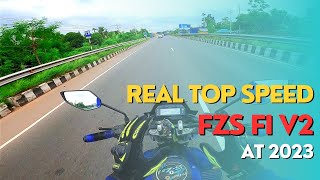 FZS V2 TOP SPEED  FZS V2 TOP SPEED CHECK IN BANGLADESH [upl. by Eniamahs]