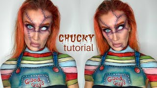 SCARY Chucky Halloween Makeup Tutorial [upl. by Yasibit]