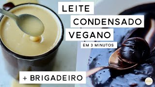 LEITE CONDENSADO VEGANO em 3 minutos  BRIGADEIRO SIMPLES  PLANTTE [upl. by Nomannic24]