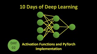 Day 2 Activation Functions with PyTorch Code Implementation [upl. by Copp]