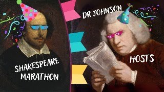 12 hour nonstop Shakespeare for charity  Dr Johnson Hosts Shakespeare Marathon [upl. by Aitan619]