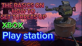 HOW TO SET UP TURRETS THE BASICS RUST CONSOLE [upl. by Reidar]