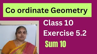 Tnpsc competitive class 10 maths co ordinate Geometry [upl. by Ramma]