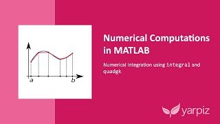 Numerical Integration using integral and quadgk in MATLAB [upl. by Arres410]