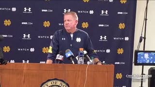 Notre Dames Brian Kelly Backup Malik Zaire Is Ready to Lead Our Team [upl. by Blinnie]