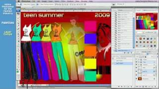 Photoshop Tutorial for Fashion Design 2424 Other Palettes Layer Comps Workspace [upl. by Beacham160]