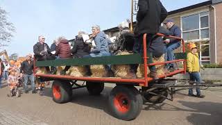 Optocht met Koningsdag door Den Hoorn Texel 2023 [upl. by Clava]