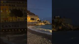 SOUTH OF FRANCE BEACH AT NIGHT southoffrance frenchriviera travel europeantravel shorts [upl. by Nitfa]