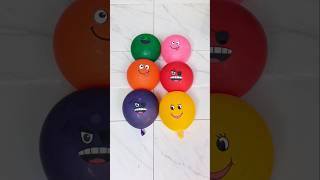 Popping 6 Emoticon Colorful Balloons Reverse Asmr Satisfying balloonpop balloonpopping [upl. by Erdnaed]