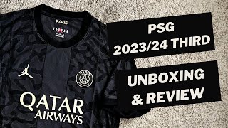 PSG 202324 match third jersey DriFIT ADV Unboxing amp Review [upl. by Ninahs749]